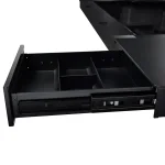 Lian Li DK07X Black Електрическо бюро с вградена компютърна кутия