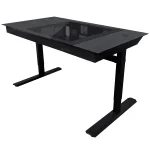 Lian Li DK07X Black Електрическо бюро с вградена компютърна кутия