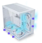 Lian Li O11 Dynamic Mini V2 Flow White Компютърна кутия