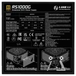 Lian Li RS1000G Black 1000W, 80 Plus Gold, Модулно, PCIe Gen 5.0, ATX 3.1 Захранване за компютър