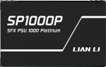 Lian Li SP1000 Black Platinum 1000W, 80 Plus Platinum, SFX, Напълно модулно, PCIe Gen 5.1, ATX 3.1 Захранване за компютър