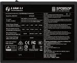 Lian Li SP1000 Black Platinum 1000W, 80 Plus Platinum, SFX, Напълно модулно, PCIe Gen 5.1, ATX 3.1 Захранване за компютър