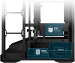 Lian Li Vector V100R MINI ARGB Black Компютърна кутия