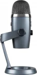 Logitech YETI Nano Shadow Gray Настолен геймърски микрофон за стрийминг