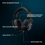 Logitech G PRO X SE Геймърски слушалки с микрофон
