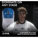 Logitech G PRO X2 SUPERSTRIKE Безжична геймърска мишка