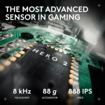 Logitech G PRO X2 SUPERSTRIKE Безжична геймърска мишка