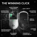 Logitech G PRO X2 SUPERSTRIKE Безжична геймърска мишка