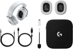 Logitech G PRO X3 LIGHTSPEED White Геймърски безжични слушалки с микрофон