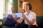 Logitech G325 LIGHTSPEED Black Безжични геймърски слушалки с микрофон