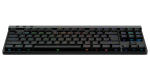 Logitech G515 Lightspeed TKL Black Безжична геймърска нископрофилна механична клавиатура с Low Profile GL Tactile суичове