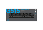 Logitech G515 Lightspeed TKL Black Безжична геймърска нископрофилна механична клавиатура с Low Profile GL Tactile суичове