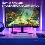 Logitech G515 Lightspeed TKL White Безжична геймърска нископрофилна механична клавиатура с Low Profile GL Tactile суичове