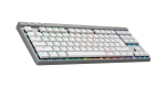 Logitech G515 Lightspeed TKL White Безжична геймърска нископрофилна механична клавиатура с Low Profile GL Tactile суичове