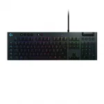 Logitech G815 Lightsync RGB UK Layout Механична геймърска клавиатура с GL Clicky суичове