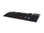 Logitech G915 X Lightspeed Безжична механична геймърска нископрофилна клавиатура с GL Tactile суичове