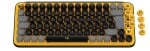 Logitech POP Keys Blast Yellow Безжична механична клавиатура с TTC Brown суичове