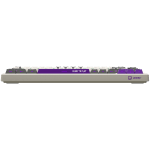 Lorgar KBP7075W White Безжична геймърска механична клавиатура с Lorgar Toxic Purple суичове