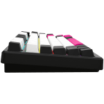 Lorgar KBP7075W White Безжична геймърска механична клавиатура с Lorgar Toxic Purple суичове