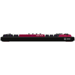Lorgar KBP7075W White Безжична геймърска механична клавиатура с Lorgar Toxic Purple суичове