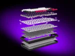 Lorgar KBP7075W White Безжична геймърска механична клавиатура с Lorgar Toxic Purple суичове