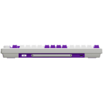 Lorgar KBP7075W White Безжична геймърска механична клавиатура с Lorgar Toxic Purple суичове