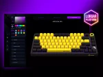 Lorgar KBP7075W White Безжична геймърска механична клавиатура с Lorgar Toxic Purple суичове