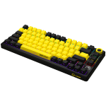 Lorgar KBP7075W White Безжична геймърска механична клавиатура с Lorgar Toxic Purple суичове