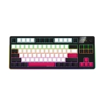 Lorgar KBP70TKLW Yellow Безжична геймърска механична клавиатура с Lorgar Toxic Purple суичове