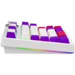 Lorgar KBP70TKLW Yellow Безжична геймърска механична клавиатура с Lorgar Toxic Purple суичове