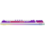 Lorgar KBP70TKLW Yellow Безжична геймърска механична клавиатура с Lorgar Toxic Purple суичове