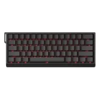 Madlions MAD 60 PRO Black 8K RGB Геймърска механична клавиатура с FGG Sealed Silver Magnetic регулируеми суичове