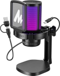 Maono DGM20 GamerWave Black USB Настолен геймърски микрофон