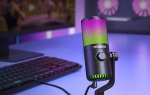 Maono DM30RGB Black USB Настолен геймърски микрофон