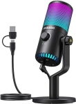 Maono DM30RGB Black USB Настолен геймърски микрофон
