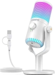 Maono DM30RGB Black USB Настолен геймърски микрофон