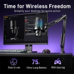 Maono DM40 S Pro Black Безжичен геймърски микрофон с рамо
