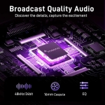 Maono DM40 S Pro Black Безжичен геймърски микрофон с рамо
