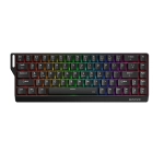 Marvo Saber KG965W Black Геймърска безжична механична клавиатура с Marvo Banana Crystal Linear суичове