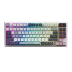 MSI Forge GK600 TKL Sky Hot-Swappable Безжична геймърска механична клавиатура с MSI Linear суичове