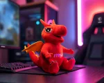 MSI Gaming Lucky Mascot Plushie (Middle) Плюшен дракон