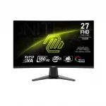 MSI MAG 27C6F 27, 180Hz, 0.5ms, FHD (1920 x 1080), Adaptive Sync, 1500R Curved Извит геймърски монитор