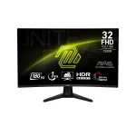 MSI MAG 32C6 32", VA, 180Hz, 1ms, Full HD (1920 x 1080), Adaptive-Sync, HDR Ready, 1500R Curved Извит геймърски монитор