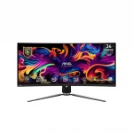 MSI MAG 341CQP, 34 QD-OLED, 175Hz, 0.03ms, UWQHD (3440 x 1440), FreeSync Premium Pro, DisplayHDR 400, 1800R Curved Извит геймърски монитор