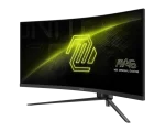 MSI MAG 345CQR 34, VA, 180Hz, 1ms, UWQHD (3440 x 1440), 219, FreeSync Premium, HDR, Ai VISION, Извит геймърски монитор