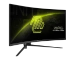 MSI MAG 345CQR 34, VA, 180Hz, 1ms, UWQHD (3440 x 1440), 219, FreeSync Premium, HDR, Ai VISION, Извит геймърски монитор