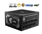 MSI MAG A1000GL PCIE5 1000W, 80 Plus Gold, Модулно, PCIe Gen 5.1, ATX 3.1 Захранване за компютър