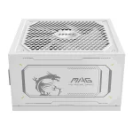MSI MAG A1000GL PCIE5 WHITE 1000W, 80 Plus Gold, Напълно модулно, PCIe Gen 5.0, ATX 3.1 Захранване за компютър