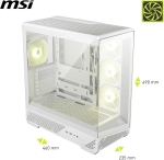MSI MAG PANO 130R PZ Black Компютърна кутия