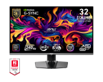 MSI MPG 322URX 31.5" QD-OLED, 240Hz, 0.03ms, UHD 4K (3840 x 2160), VESA DisplayHDR True Black 400, VESA ClearMR 13000, G-Sync Compatible Геймърски монитор